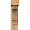 Ekena Millwork Balboa Block Smooth Bracket w/ Offset Brace, Western Red Cedar, 5 1/2"W x 18"D x 22"H BKT0604X18X22BOA05SWR - alternate 2